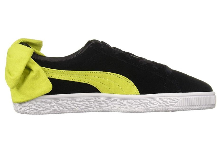 Order (W) プーマ スエード ボウ ブロック (黒) 367453-03