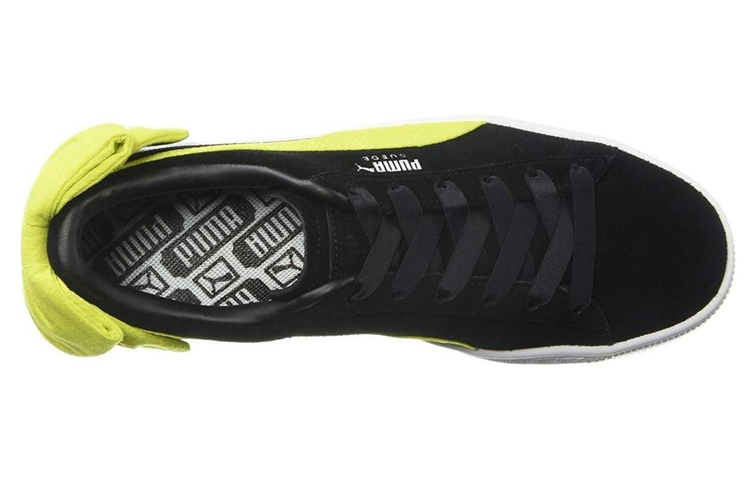 Lookbook (W) プーマ スエード ボウ ブロック (黒) 367453-03