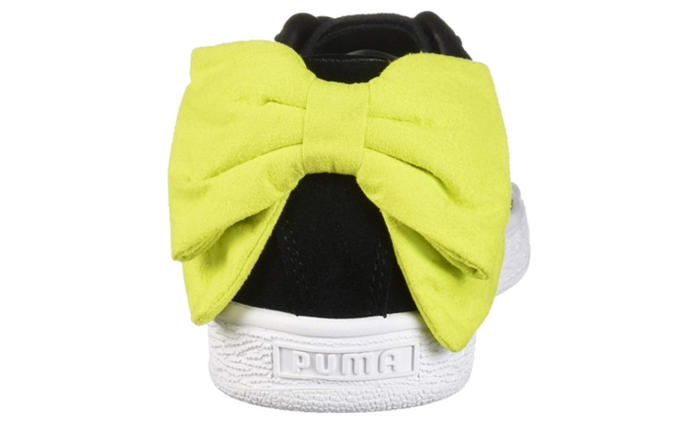 Shop (W) プーマ スエード ボウ ブロック (黒) 367453-03