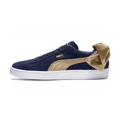 (W) Puma Suede Bow Varsity 'Peacoat'