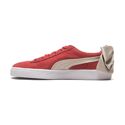 (W) Puma Suede Bow Varsity 'Ribbon Red'