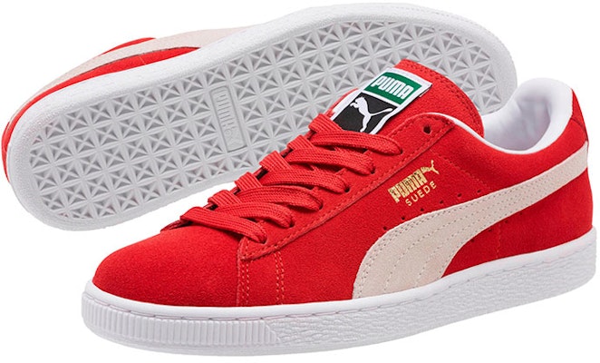 (W) 푸마 스웨이드 클래식+ 레드/화이트 362213-65 Order (W) 푸마 스웨이드 클래식+ 레드/화이트 362213-65