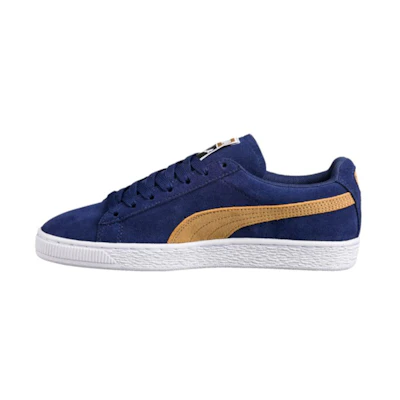 (W) Puma Suede Classic 'Blue Orange Color-Block'