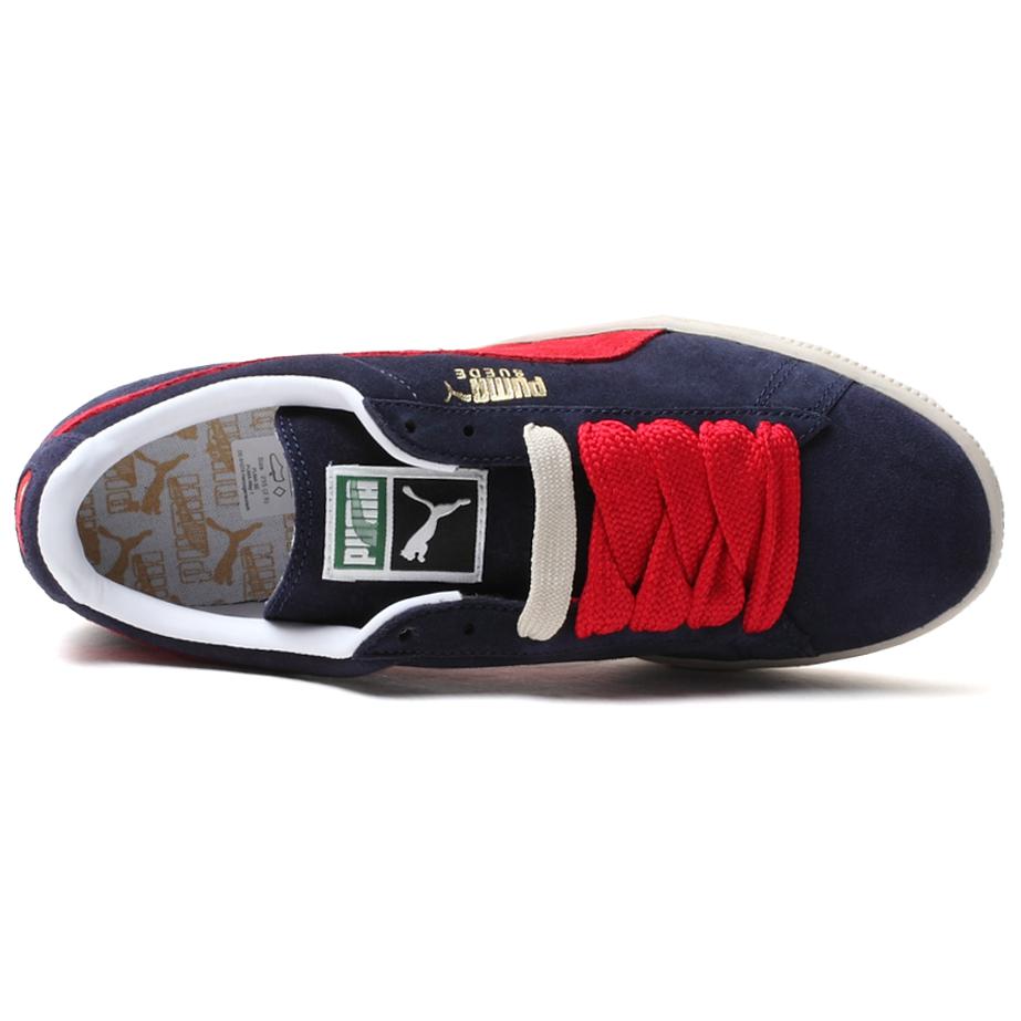 Shop (W) Puma Suede Classic 'Biru Merah' 352634-44