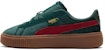 (W) Puma Platform Velvet Sneakers Hijau 373935-03