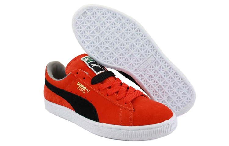 (W) Puma Suede Classic 'Orange Black' 圖 4