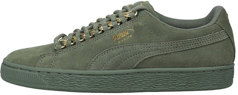 (Women) Puma Suede Classic Chain 'Dark Green' 368134-01 Buy (Women) Puma Suede Classic Chain 'Dark Green' 368134-01