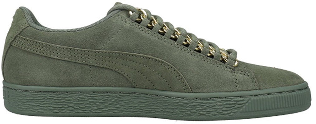 (Women) Puma Suede Classic Chain 'Dark Green' 368134-01 Order (Women) Puma Suede Classic Chain 'Dark Green' 368134-01