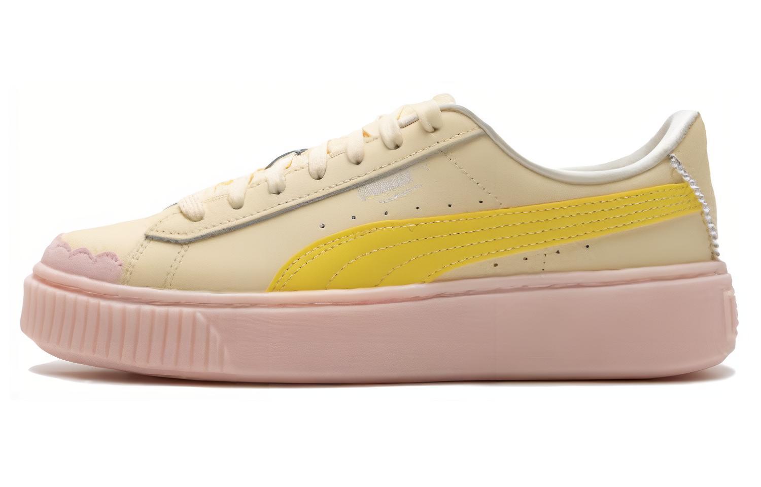 (Women) Puma Suede Classic Low 'Light Pink Yellow' 398910-02