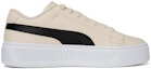 Order (W) Puma Platform Sneakers 'Beige Black' Beige Hitam 390758-08