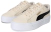Lookbook (W) Puma Platform Sneakers 'Beige Black' Beige Hitam 390758-08