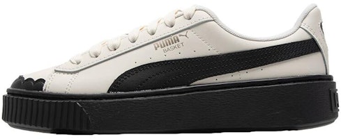 (Women) Puma Basket 'Cream White Black' 397250-01 (Women) Puma Basket 'Cream White Black' 397250-01