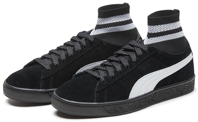 (W) Puma Suede Classic Sock Ii 'Hitam' 372562-01 Lookbook (W) Puma Suede Classic Sock Ii 'Hitam' 372562-01