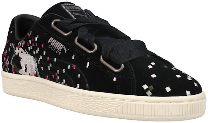 (Women) Puma Suede Heart 'Black Digit Embroidery' 367027-01 Lookbook (Women) Puma Suede Heart 'Black Digit Embroidery' 367027-01