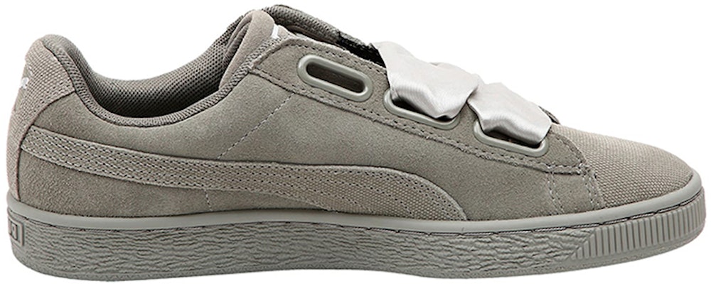 (Women) Puma Suede Heart Pebble Grey 365210-02 Order (Women) Puma Suede Heart Pebble Grey 365210-02