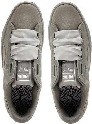 (Women) Puma Suede Heart Pebble Grey 365210-02 Shop (Women) Puma Suede Heart Pebble Grey 365210-02