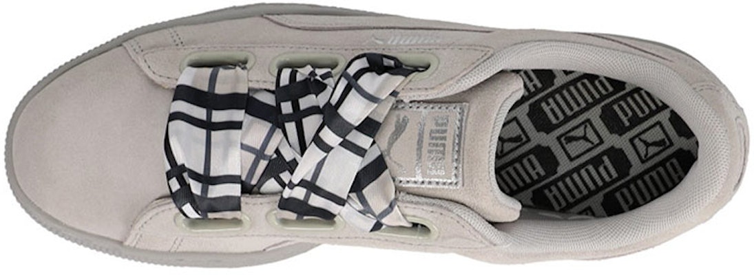(Women) Puma Suede Heart 'Plaid Grey' 367052-02 Shop (Women) Puma Suede Heart 'Plaid Grey' 367052-02