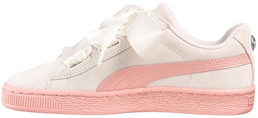 Puma suede heart khaki shop