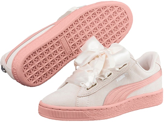 (PS) Puma Suede Heart Safari 'Khaki Pink' Sepatu Wanita 365138-02 Order (PS) Puma Suede Heart Safari 'Khaki Pink' Sepatu Wanita 365138-02