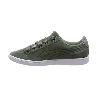 (W) Puma Suede Heart Vr Sneakers Green/White