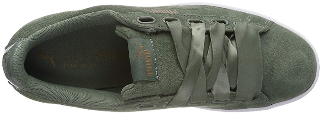 (Women) Puma Suede Heart Vr Sneakers Green/White 365111-01 Lookbook (Women) Puma Suede Heart Vr Sneakers Green/White 365111-01