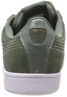 (Women) Puma Suede Heart Vr Sneakers Green/White 365111-01 Shop (Women) Puma Suede Heart Vr Sneakers Green/White 365111-01