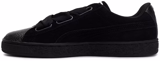 (Women) Puma Suede Heart Bubble 'Black White' 366441-01 (Women) Puma Suede Heart Bubble 'Black White' 366441-01