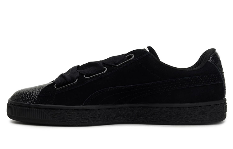 (Women) Puma Suede Heart Bubble 'Black White' 366441-01