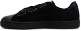 Buy (W) Puma Suede Heart Bubble ''Nero Bianco'' 366441-01
