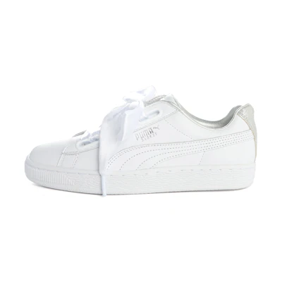 (W) Puma Suede Heart Crush White