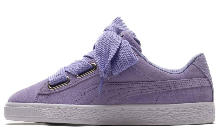 (Women) Puma Suede Heart Emboss 'Purple' 369648-01