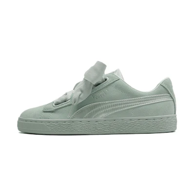 (W) Puma Suede Heart Ep Blue Flo Sneakers Green