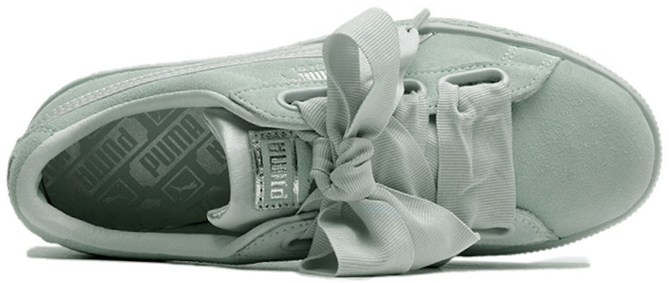 (Women) Puma Suede Heart Ep Blue Flo Sneakers Green 366922-03 Lookbook (Women) Puma Suede Heart Ep Blue Flo Sneakers Green 366922-03