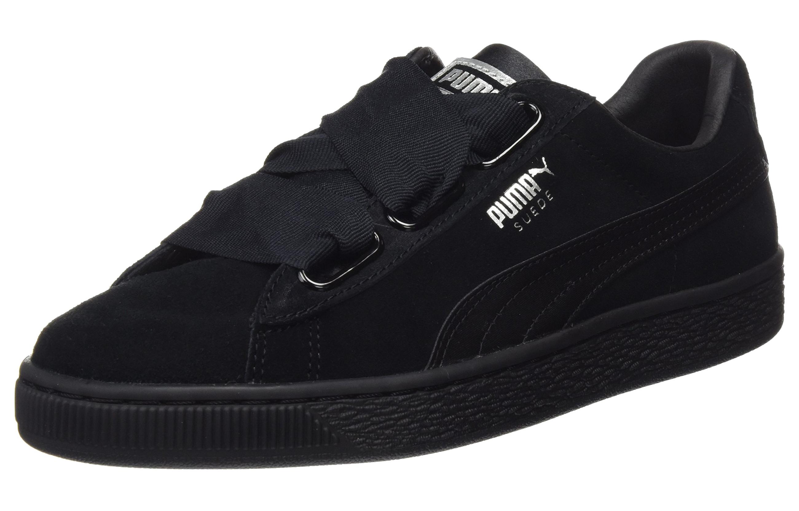 Order (W) Puma Suede Heart Ep PUMA 'Hitam/Beige Metalik' 366922-01