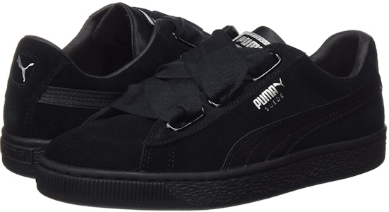 PUMA Suede 低幫 板鞋 女款 黑色 Lookbook PUMA Suede 低幫 板鞋 女款 黑色