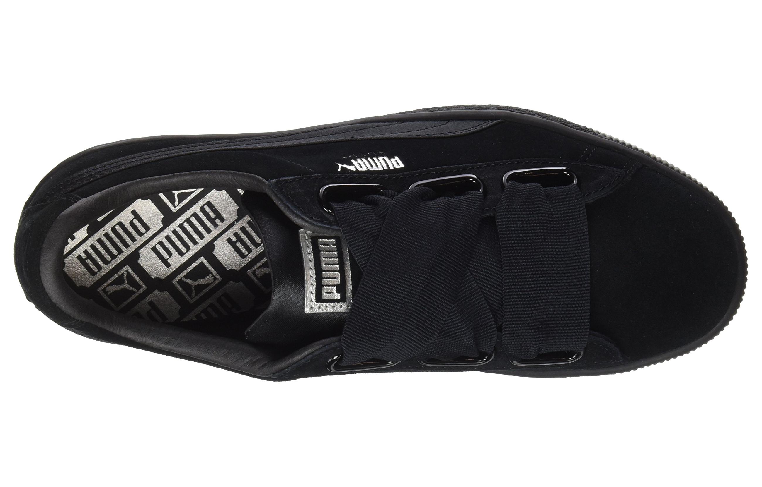 Shop (W) Puma Suede Heart Ep PUMA 'Hitam/Beige Metalik' 366922-01