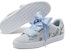 (W) Puma Suede Heart Floral Kelabu/Biru 370807-02