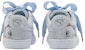 (W) Puma Suede Heart Floral Kelabu/Biru 370807-02