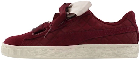 (Women) Puma Suede Heart Quilt 'Cordovan' 365462-01 (Women) Puma Suede Heart Quilt 'Cordovan' 365462-01