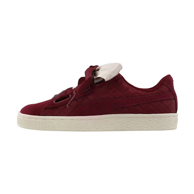 (W) Puma Suede Heart Quilt 'Cordovan'