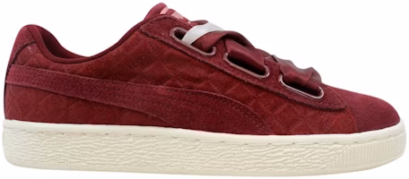 (Women) Puma Suede Heart Quilt 'Cordovan' 365462-01 (Women) Puma Suede Heart Quilt 'Cordovan' 365462-01