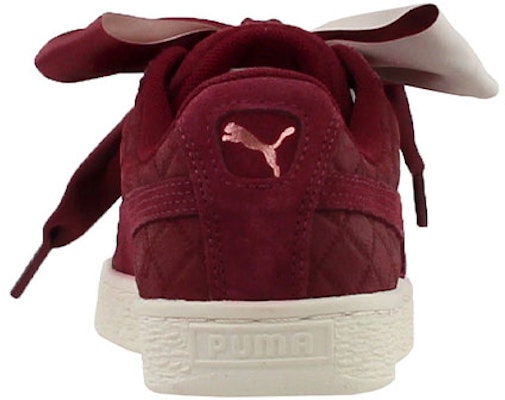 (W) Puma Suede Heart Quilt '深红色' 365462-01 Shop (W) Puma Suede Heart Quilt '深红色' 365462-01