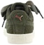 Shop (W) Puma Suede Heart Quilt 'Olive Night' Wanita Hijau Zaitun 365462-03