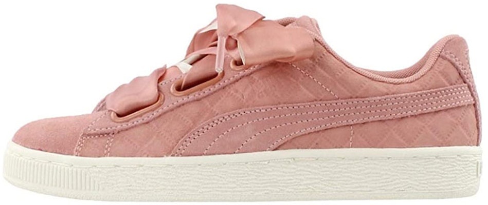 PUMA 絨面心形縫紋 休閒 輕便防滑減震 低筒 板鞋 女款 粉色 Buy PUMA 絨面心形縫紋 休閒 輕便防滑減震 低筒 板鞋 女款 粉色