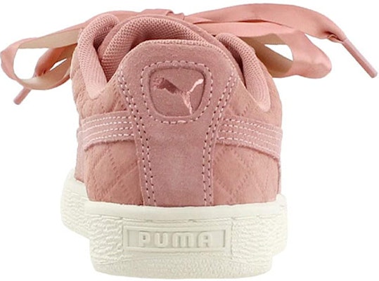 PUMA 絨面心形縫紋 休閒 輕便防滑減震 低筒 板鞋 女款 粉色 Shop PUMA 絨面心形縫紋 休閒 輕便防滑減震 低筒 板鞋 女款 粉色