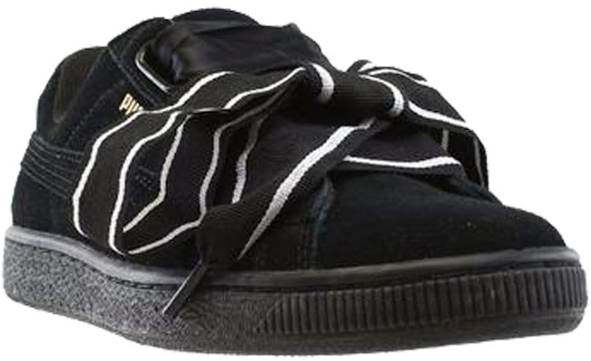 (W) Puma Suede Heart Satin Asli Baru Hitam 364084-01 Order (W) Puma Suede Heart Satin Asli Baru Hitam 364084-01