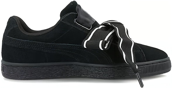 (W) 푸마 스웨이드 하트 새틴 블랙 정품 (Puma Suede Heart Satin Black 正品) 364084-01 Order (W) 푸마 스웨이드 하트 새틴 블랙 정품 (Puma Suede Heart Satin Black 正品) 364084-01