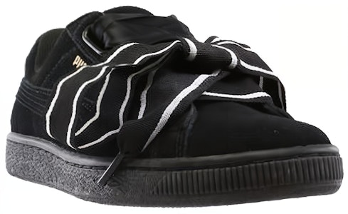 (W) 푸마 스웨이드 하트 새틴 블랙 정품 (Puma Suede Heart Satin Black 正品) 364084-01 Lookbook (W) 푸마 스웨이드 하트 새틴 블랙 정품 (Puma Suede Heart Satin Black 正品) 364084-01