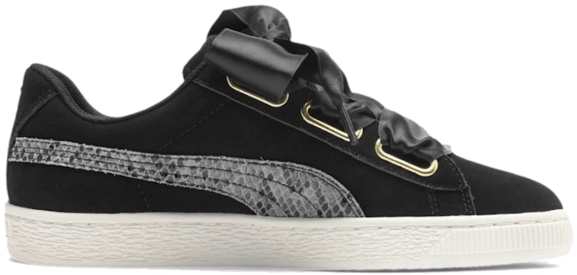 (W) Puma Suede Heart Snake Lux 'Hitam Emas' 369942-01 Order (W) Puma Suede Heart Snake Lux 'Hitam Emas' 369942-01