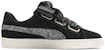 (W) Puma Suede Heart Snake Lux 'Hitam Emas' 369942-01